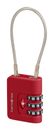 Samsonite TA Revolution CABLELOCK 3 DIAL TSA Red