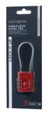 Samsonite TA Revolution CABLELOCK 3 DIAL TSA Red