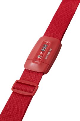 Samsonite TA Revolution Luggage Strap / TSA Lock Red
