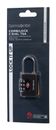 Samsonite TA Revolution COMBILOCK 3 DIAL TSA Black