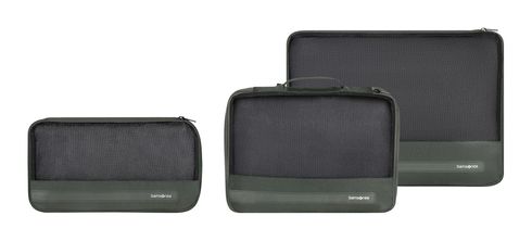 Samsonite TA Revolution Set of 3 Packing Cubes Green