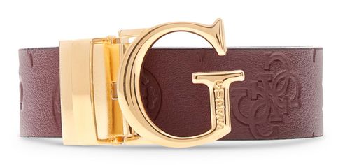 GUESS Jena Adjustable And Reversible Pant Belt W95 Wine Multi - shortenable
