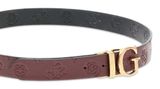 GUESS Jena Adjustable And Reversible Pant Belt W105 Wine Multi - kürzbar GUESS Jena Adjustable And Reversible Pant Belt W105 Wine Multi - kürzbar