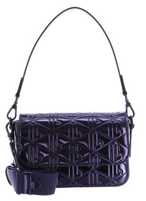 LACOSTE Flap Crossover Bag Shiny Dark Blue