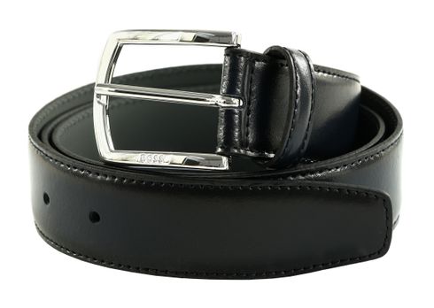 BOSS Claus Tx Sz35 Belt W105 Navy