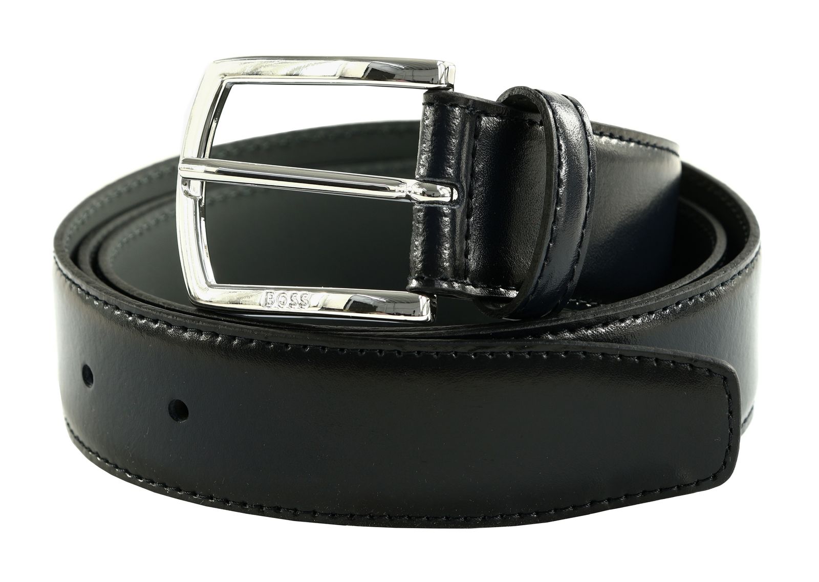 BOSS Claus Tx Sz35 Belt W115 Navy