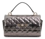 GUESS Idra Top Handle Flap Pewter GUESS Idra Top Handle Flap Pewter