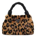 GUESS Shaida Top Handle Crossbody Bag Leopard