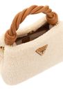 GUESS Shaida Top Handle Crossbody Bag Natural / Cognac
