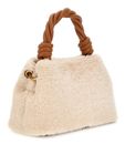 GUESS Shaida Top Handle Crossbody Bag Natural / Cognac