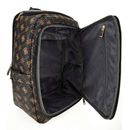 GUESS Silia U-Zip Backpack Espresso Logo