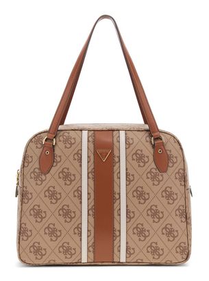 GUESS Erenia Tote Bag Latte Logo