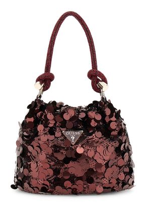 GUESS Holiday Shine Pochette Mini Wine