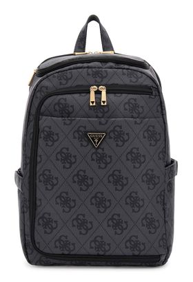 GUESS U-Zip Backpack Coal Logo