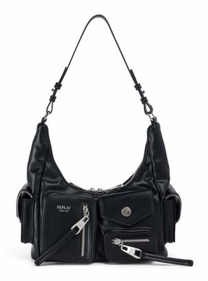 REPLAY Shoulder Bag Black REPLAY Shoulder Bag Black