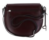 PICARD Black Tie Crossbody Bag with Flap Vino PICARD Black Tie Crossbody Bag with Flap Vino