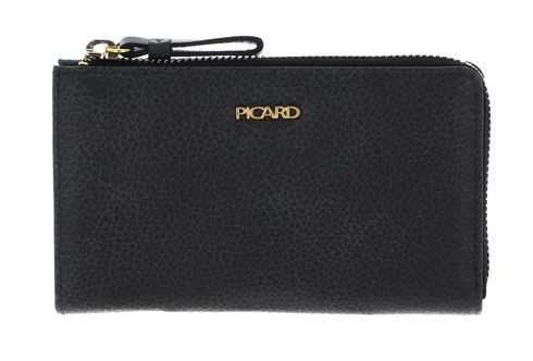 PICARD Calico 1 Zip Around Wallet Black