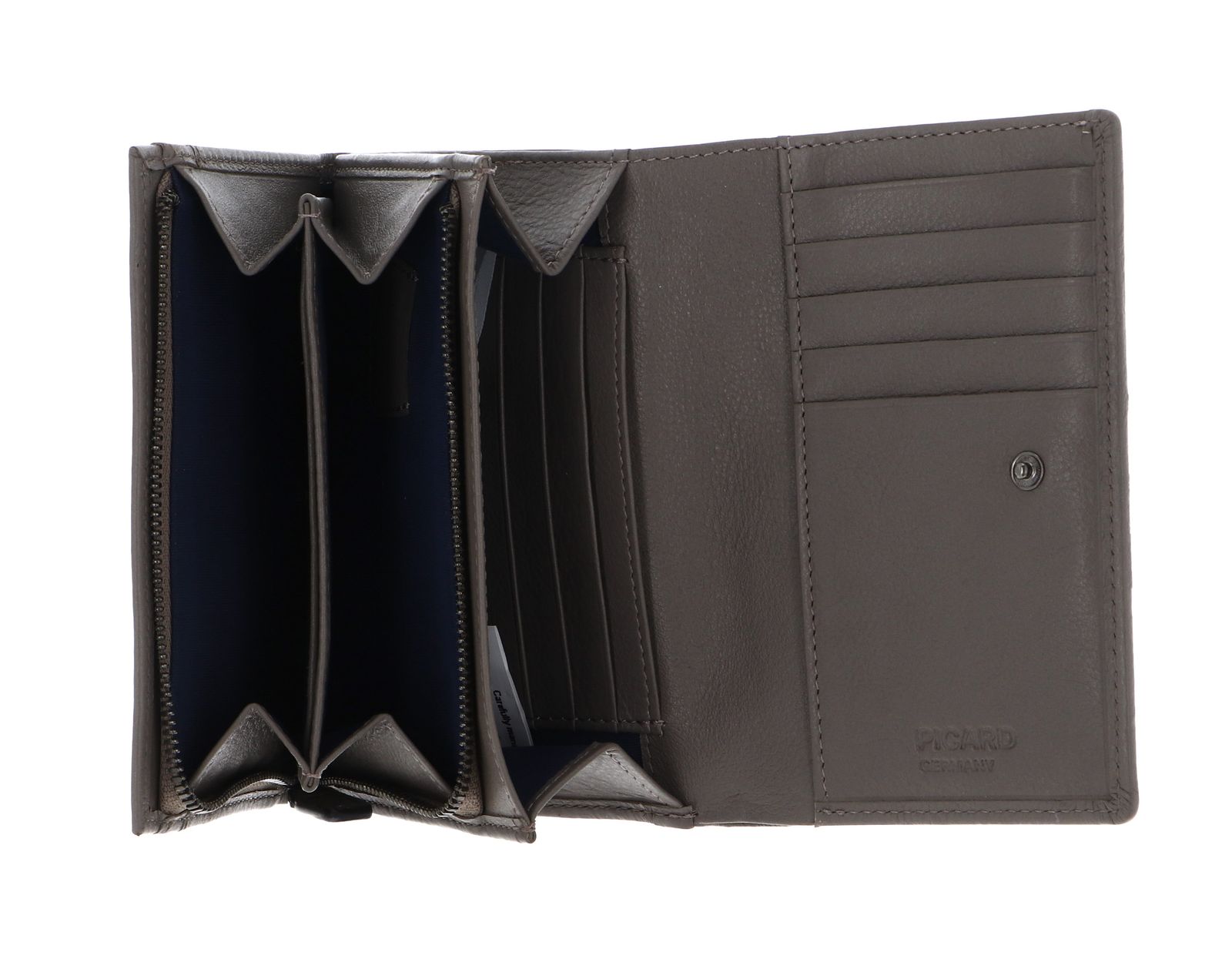 PICARD Evolute 1 Zip Around Wallet Gravel PICARD Evolute 1 Zip Around Wallet Gravel