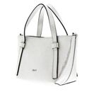 abro Leather Shimmer COSMO Mini Handbag White / Whitegold