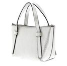 abro Leather Shimmer COSMO Mini Handbag White / Whitegold