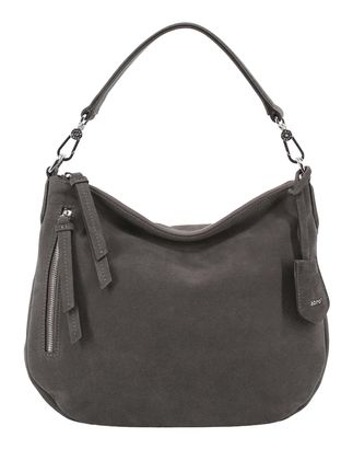 abro Leather Suede Tote Bag JUNA Grey