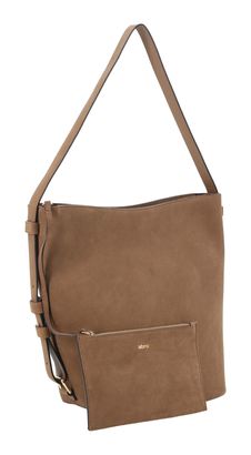 abro Leather Suede Tote Bag COSMO Camel