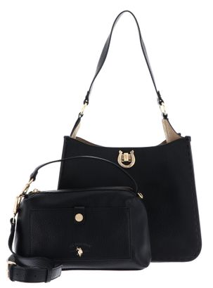 U.S. POLO ASSN. Jones Hobo With Extra Bag Black