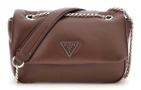 GUESS Sunetra Mini Convertible Crossbody Flap Espresso