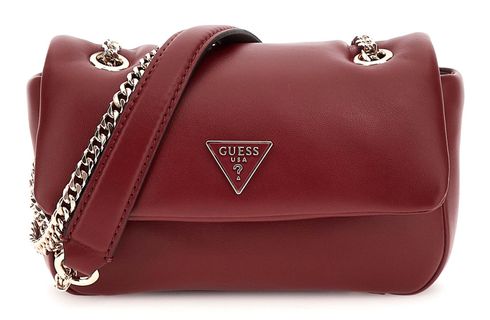 GUESS Sunetra Mini Convertible Crossbody Flap Red