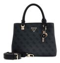 GUESS Noelle II Multi Compartment Satchel S Coal Logo