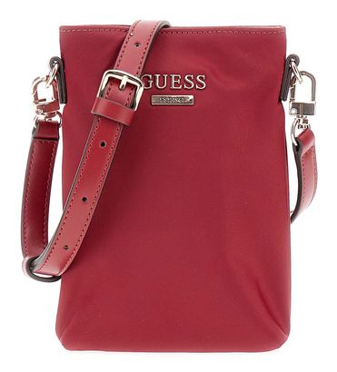 GUESS Follie Travel Chit Chat Phone Bag Rust Red