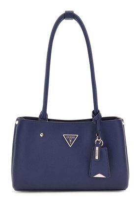 GUESS Meridian II Shoulder Satchel Bag Midnight
