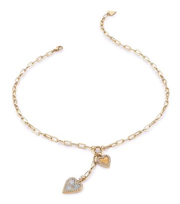 GUESS Love Me Tender Necklace Yellow Gold / Rhodium GUESS Love Me Tender Necklace Yellow Gold / Rhodium