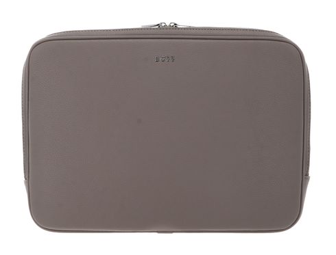 HUGO BOSS Classic Grained Laptop Sleeve Taupe HUGO BOSS Classic Grained Laptop Sleeve Taupe