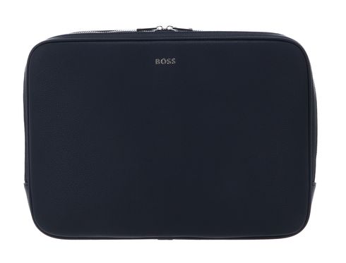 HUGO BOSS Classic Grained Laptop Sleeve Navy HUGO BOSS Classic Grained Laptop Sleeve Navy