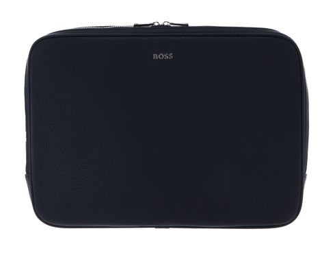 HUGO BOSS Classic Grained Laptop Sleeve Navy