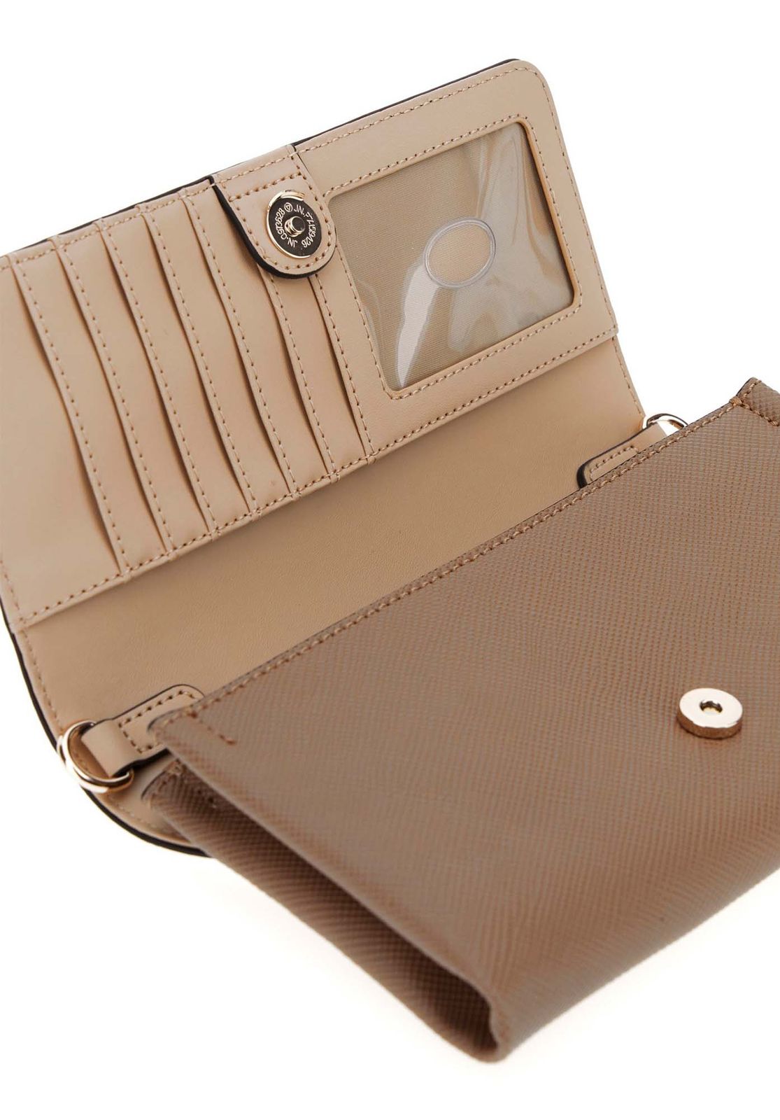 GUESS Noelle II Xbody Flap Organizer Tan Multi GUESS Noelle II Xbody Flap Organizer Tan Multi