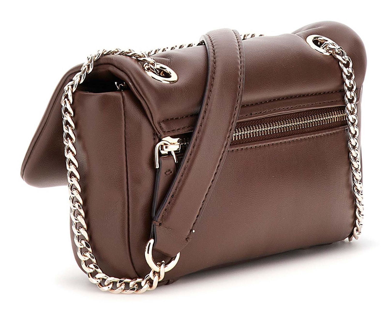 GUESS Sunetra Mini Convertible Crossbody Flap Espresso GUESS Sunetra Mini Convertible Crossbody Flap Espresso