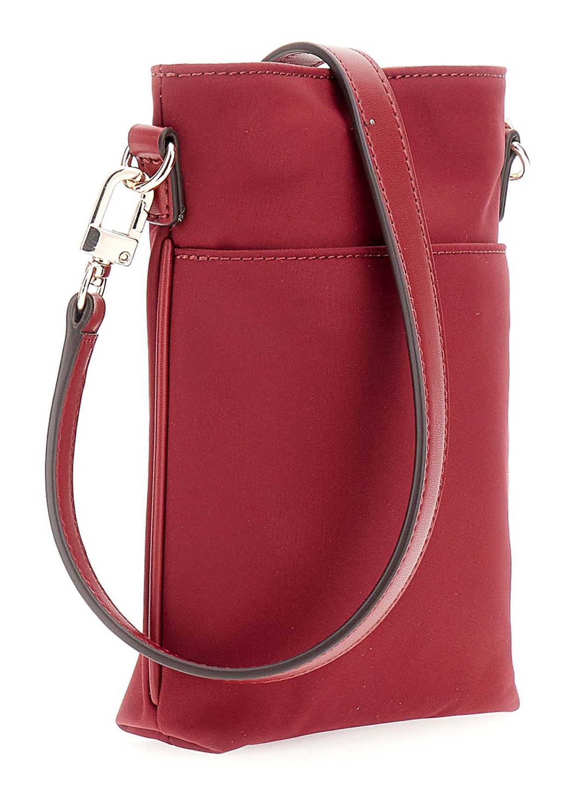 GUESS Follie Travel Chit Chat Phone Bag Rust Red GUESS Follie Travel Chit Chat Phone Bag Rust Red