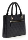 GUESS Noelle II Multi Compartment Satchel S Coal Logo
