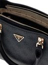 GUESS Noelle II Multi Compartment Satchel S Coal Logo
