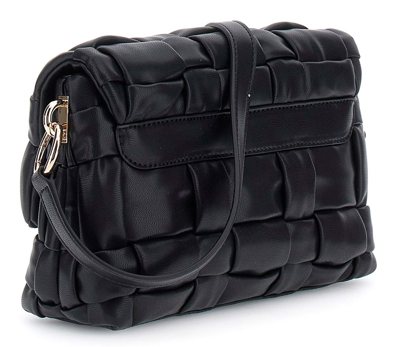 GUESS Marion Flap Shoulder Bag Black GUESS Marion Flap Shoulder Bag Black