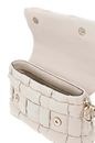 GUESS Marion Flap Shoulder Bag Bone GUESS Marion Flap Shoulder Bag Bone