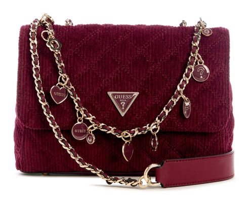 GUESS Giully II 2 Compartment Convertible Flap Red GUESS Giully II 2 Compartment Convertible Flap Red