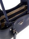 GUESS Meridian II Shoulder Satchel Bag Midnight
