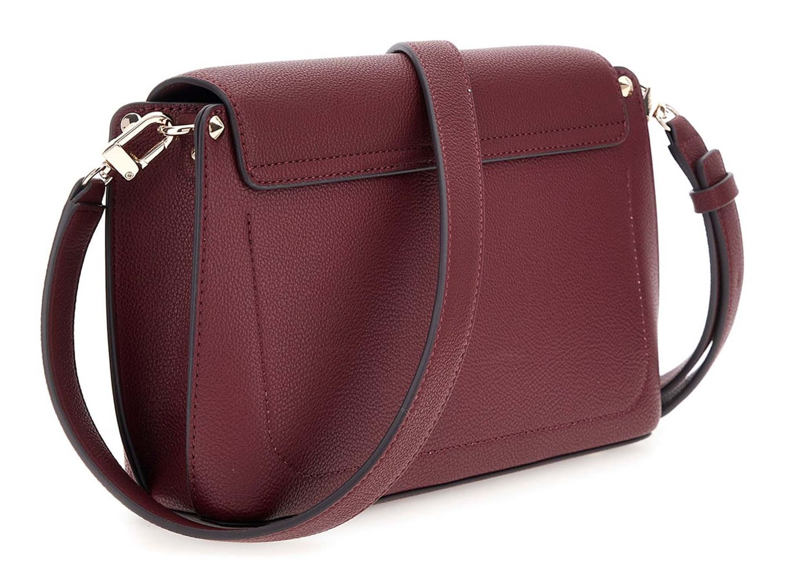GUESS Meridian II Flap Crossbody Bag Wine GUESS Meridian II Flap Crossbody Bag Wine