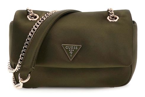 GUESS Sunetra Mini Convertible Crossbody Flap Olive