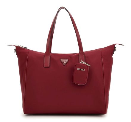 GUESS Follie Carryon Large Tote Rust Red