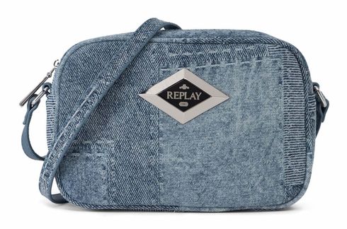 REPLAY Reporter Bag Medium Denim