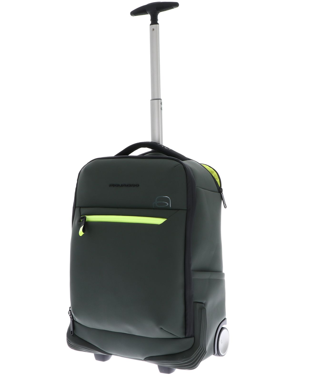 PIQUADRO Corner 2O Trolley Backpack Underseater Verde Scuro